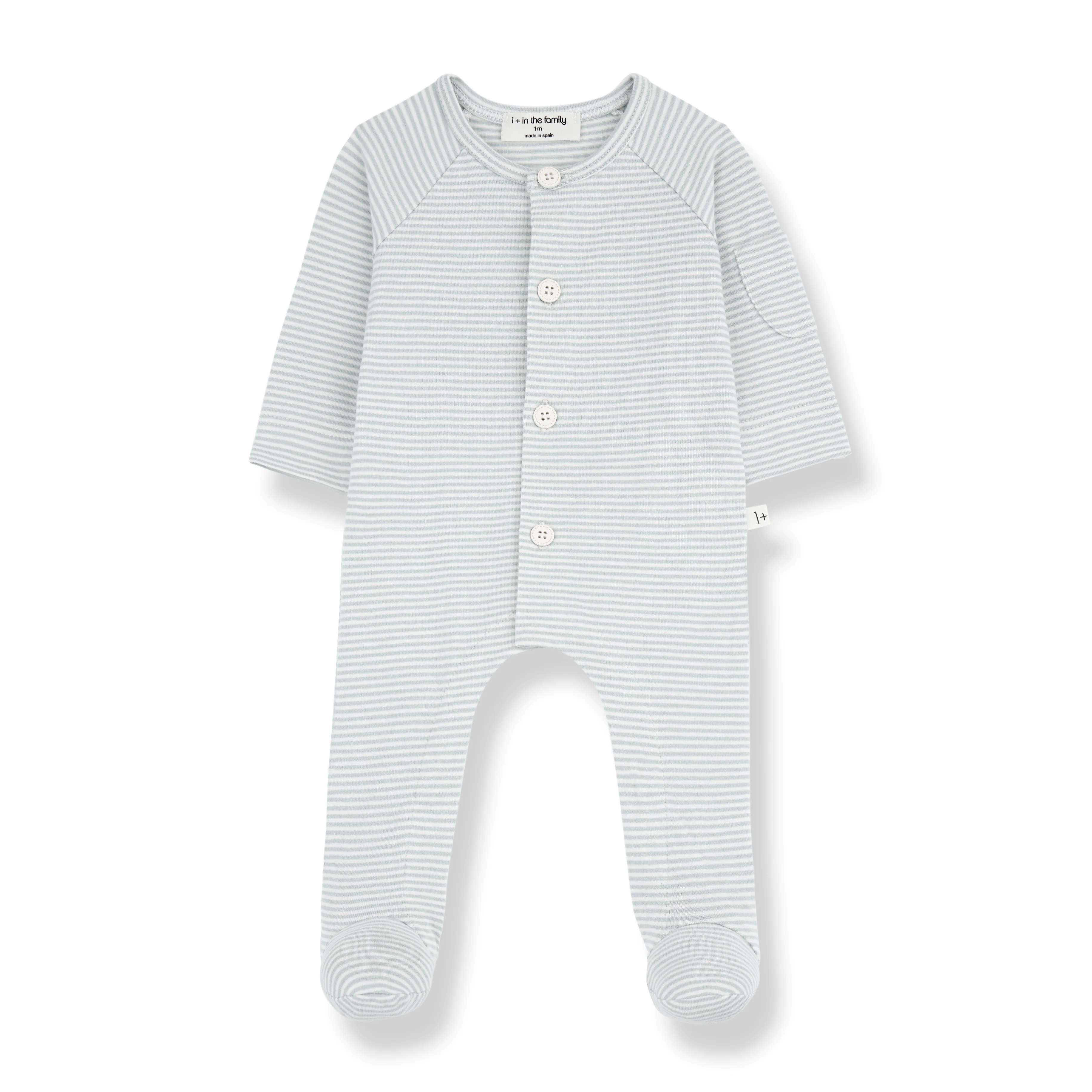 1+ In The Family - Pyjama Met Voetjes Philipe Stripes Nuvola