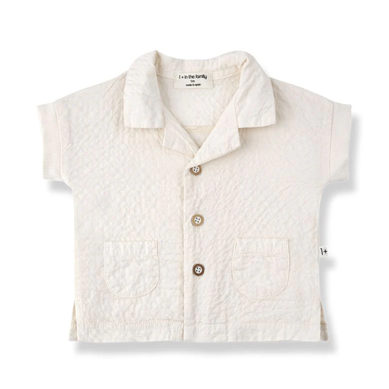 1+ In The Family - T-Shirt Corinto | Ecru