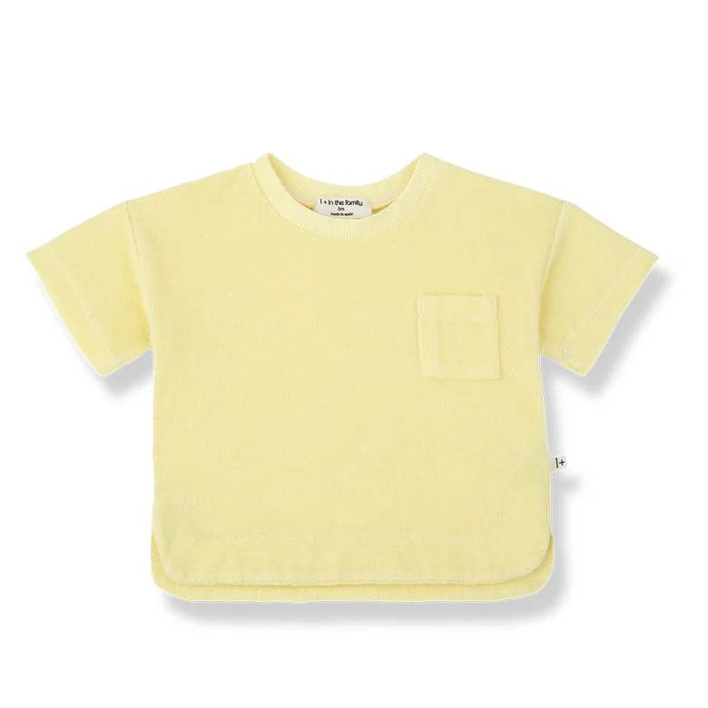 1+ In The Family - T-Shirt Korte Mouw Manacor | Lemon