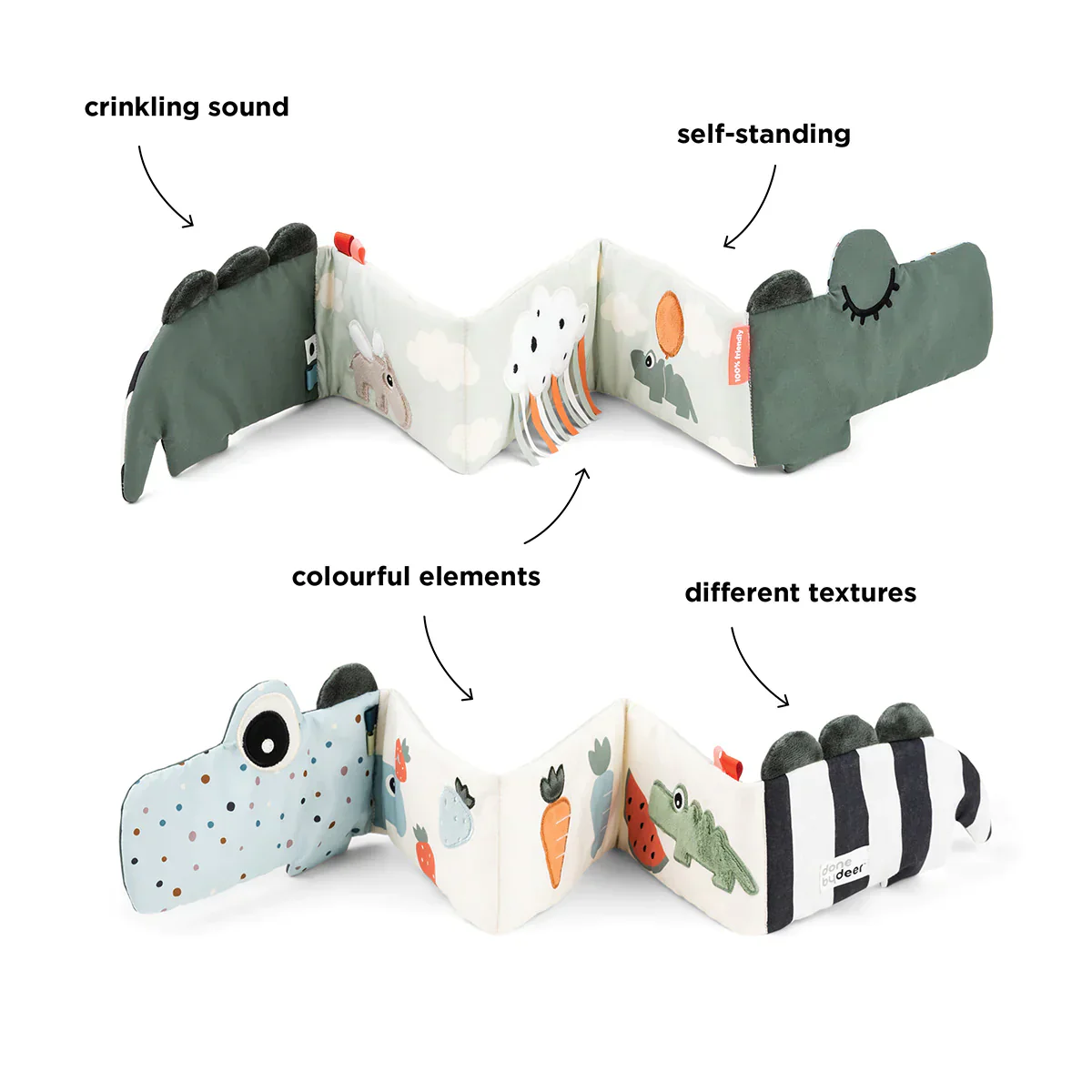 Activiteitenboek Fold Out Croco Green - Image 3