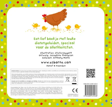Usborne - Allereerste Geluidenboekje De Boerderij | Ontdek Dierengeluiden - Image 2