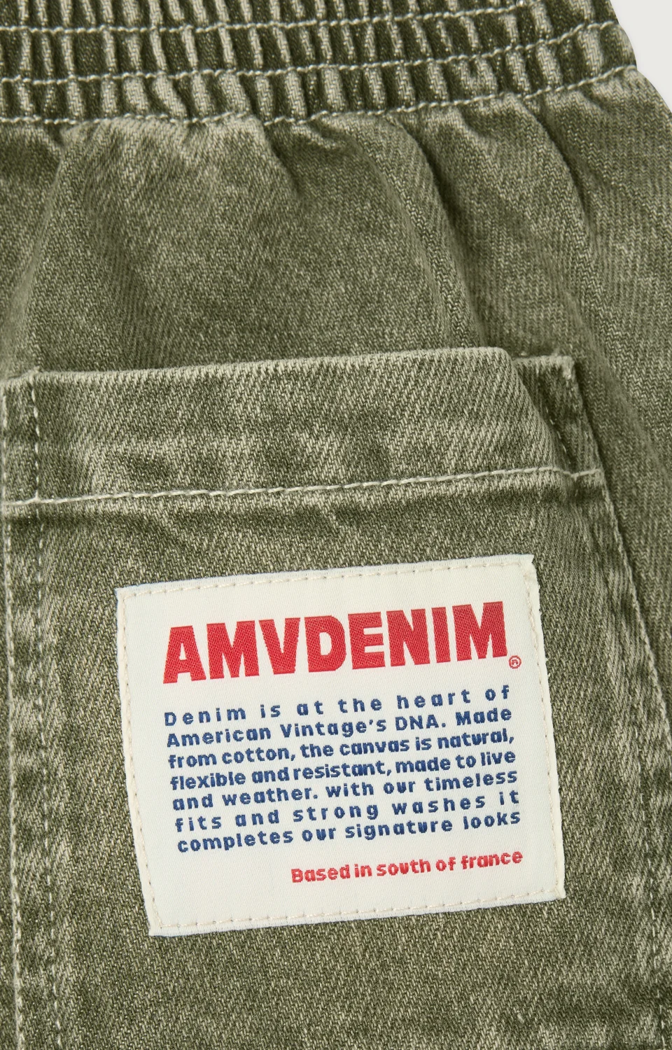 American Vintage - Broek Uzatown Olive - Image 3