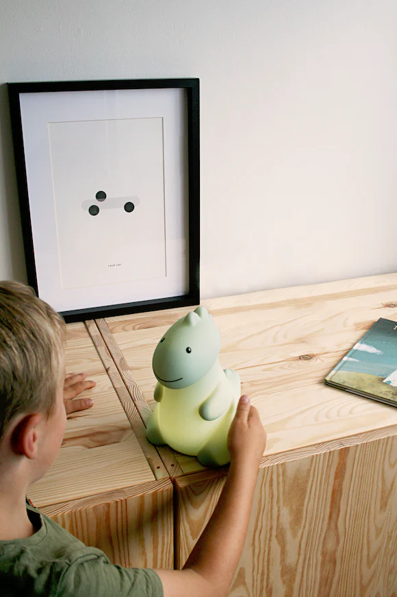 Atelier Pierre - Nachtlamp Jeroom Dino LED Light | Sage - Image 2