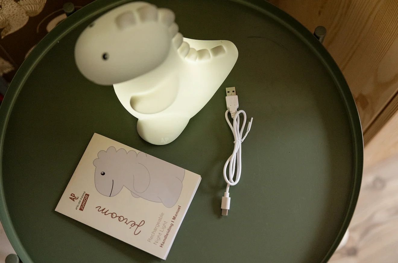 Atelier Pierre - Nachtlamp Jeroom Dino LED Light | Sage - Image 5