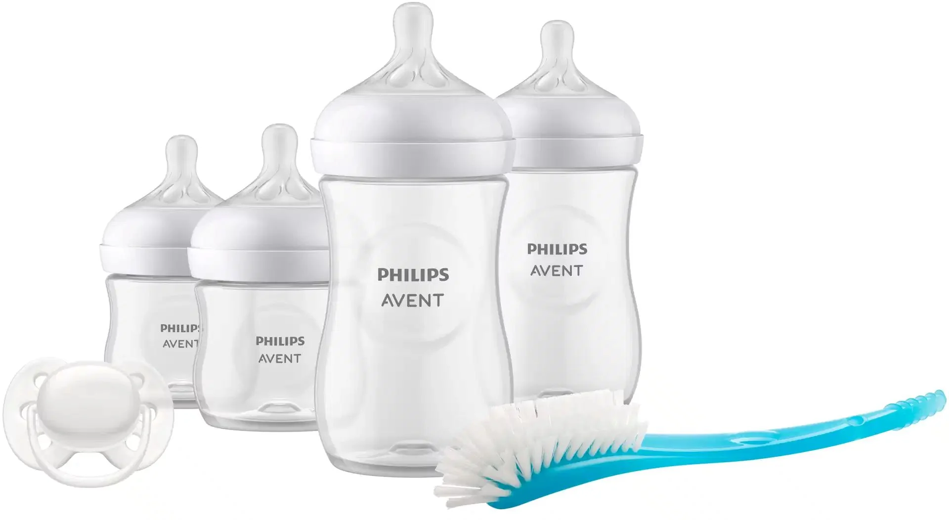 Avent - Natural 3.0 Starterset 4x Fles + Fopspeen +0m