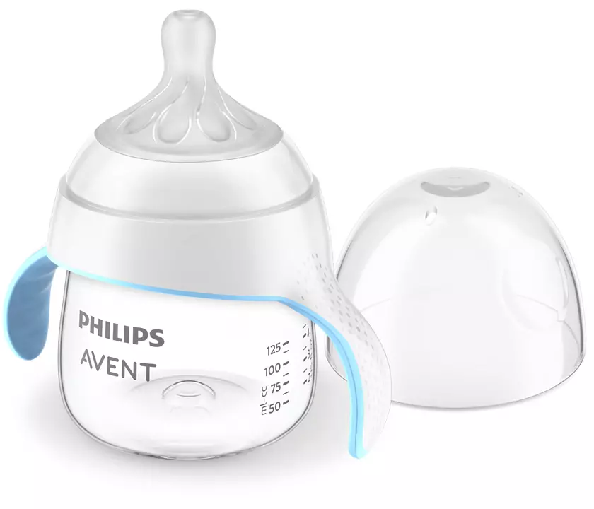 Avent - Overgangsbeker Natural 3.0 | Gemakkelijk voor Kleintjes, 150ml