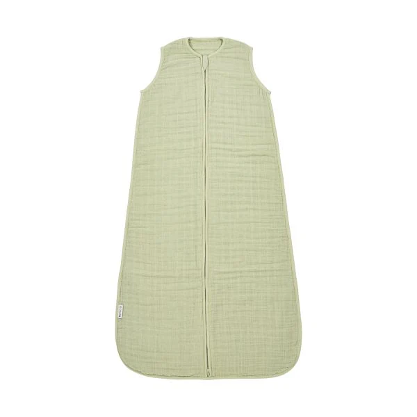 B-Boo - Slaapzak Hydrofiel Ongevoerd 90 cm | Soft Olive