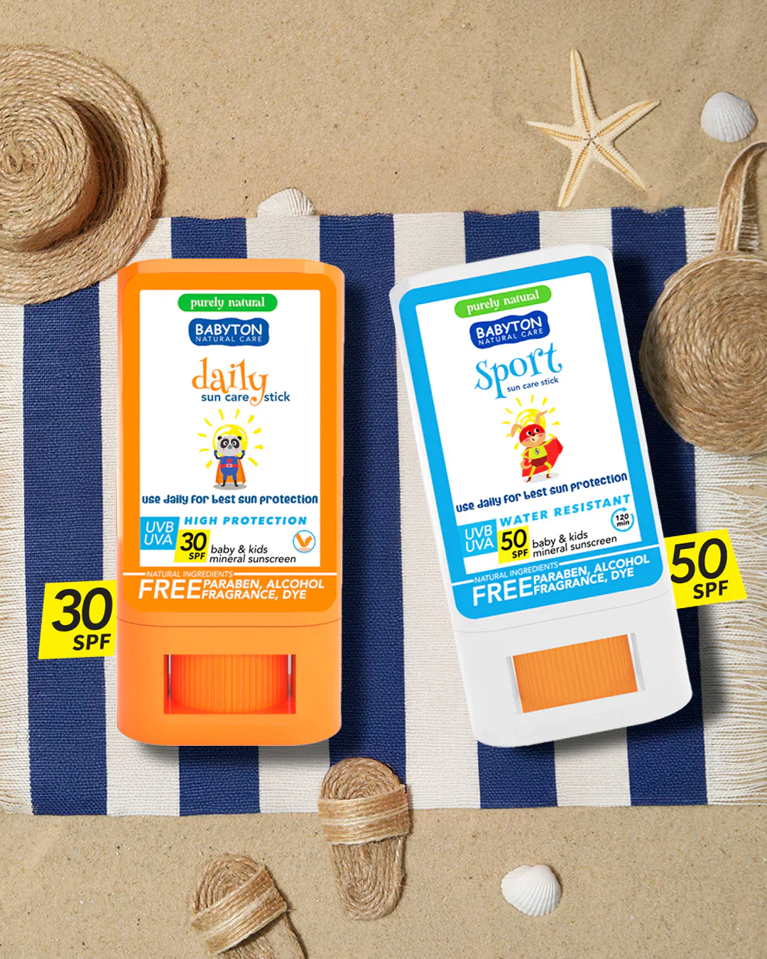 Babyton - Zonnecrème Stick Kids SPF50 | 20g - Image 3