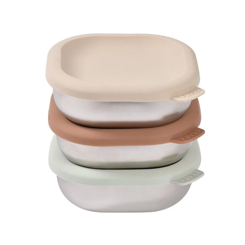 Beaba - Snackdoosjes Multi-use (3pack) | Natural