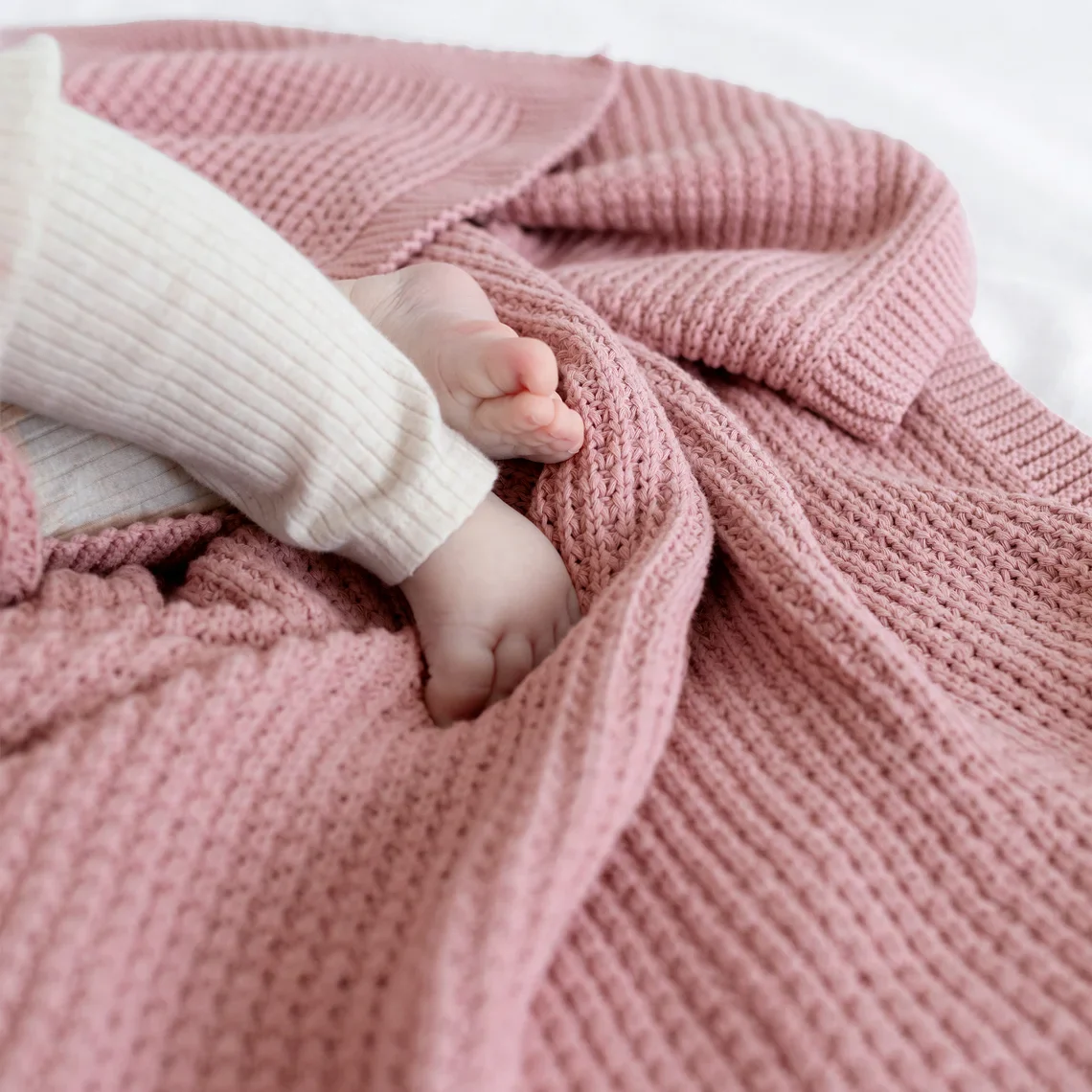 Bemini - Deken Knitted 80x100cm | Vintage - Image 3