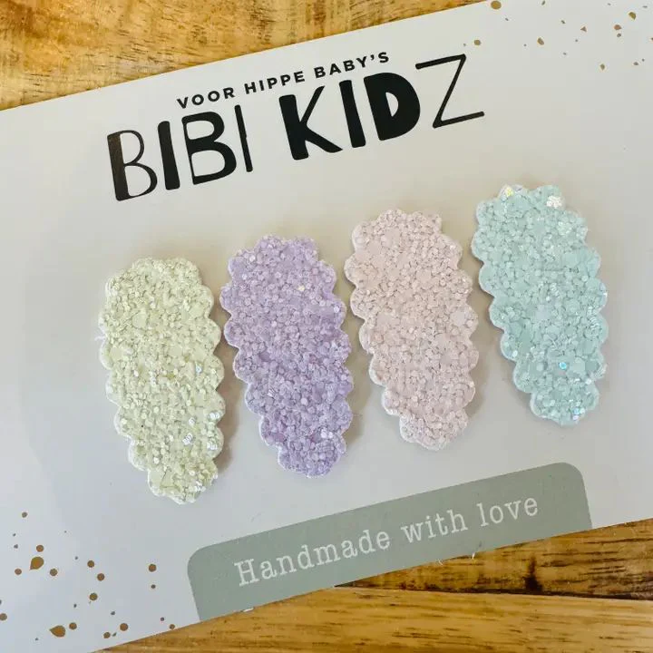 Bibi Kidz - Setje Haarspeldjes Kartel | Glitter