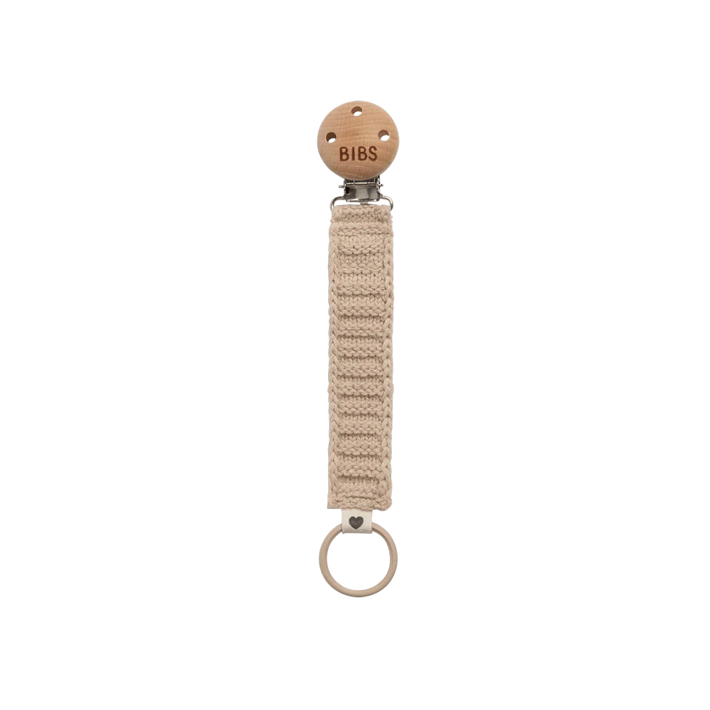 Bibs - Fopspeenketting Knitted | Vanilla