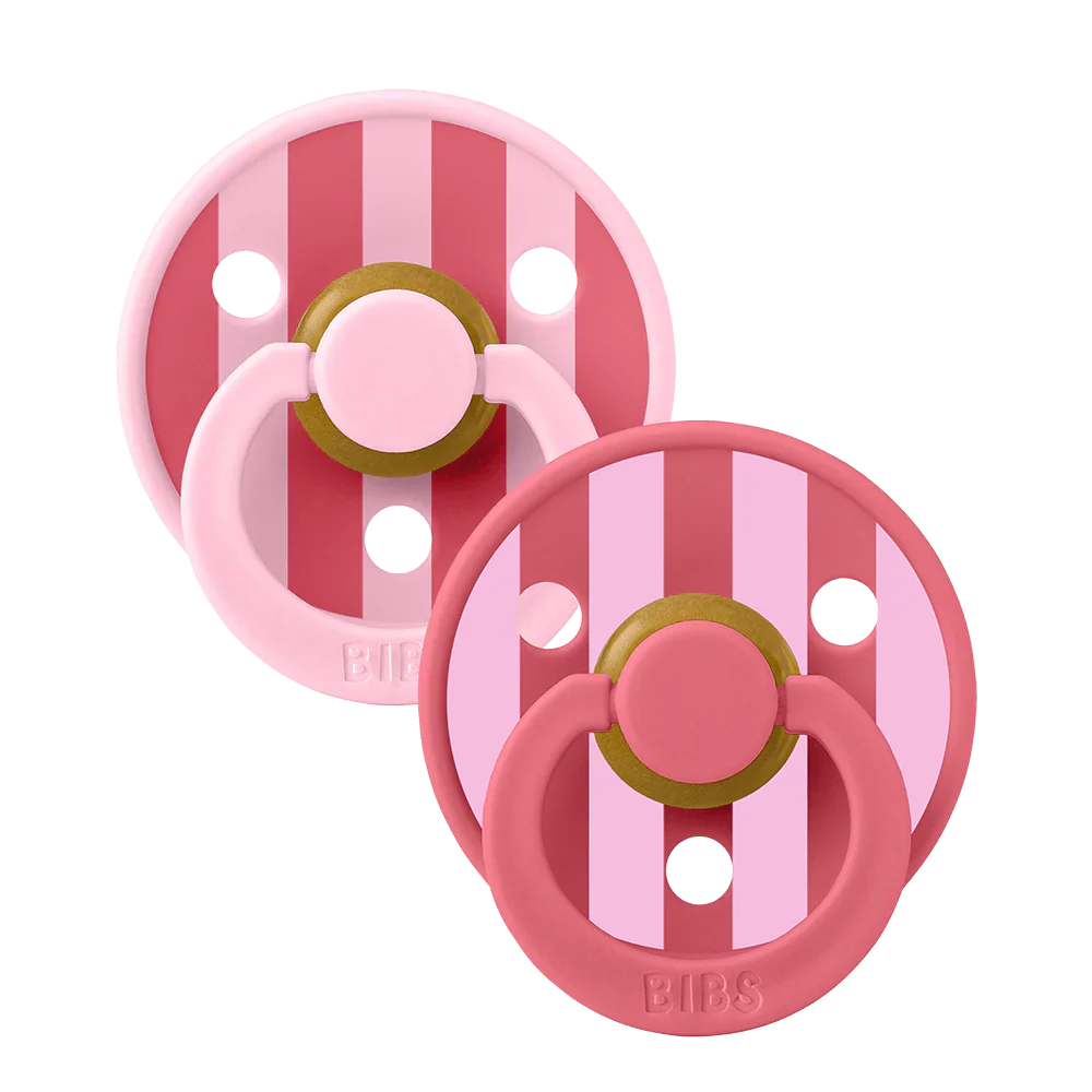 Bibs - Set Fopspenen Studio Duo Pin Baby Pink | 6-18 Maanden