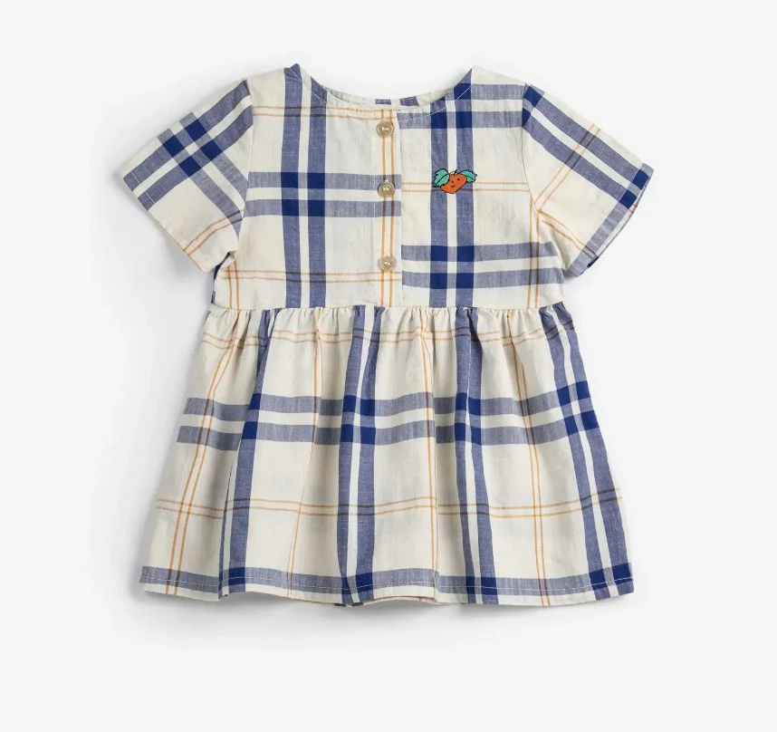 Bobo Choses - Jurk Fun Tartan Woven Baby