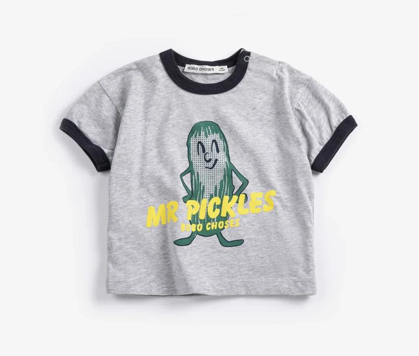 Bobo Choses - T-shirt Mr Pickles Baby | Grijs