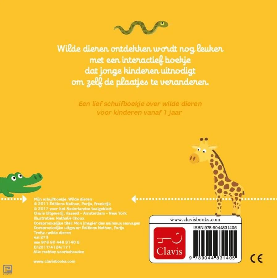 Boek Mijn Schuifboekje, Wilde dieren - Image 2