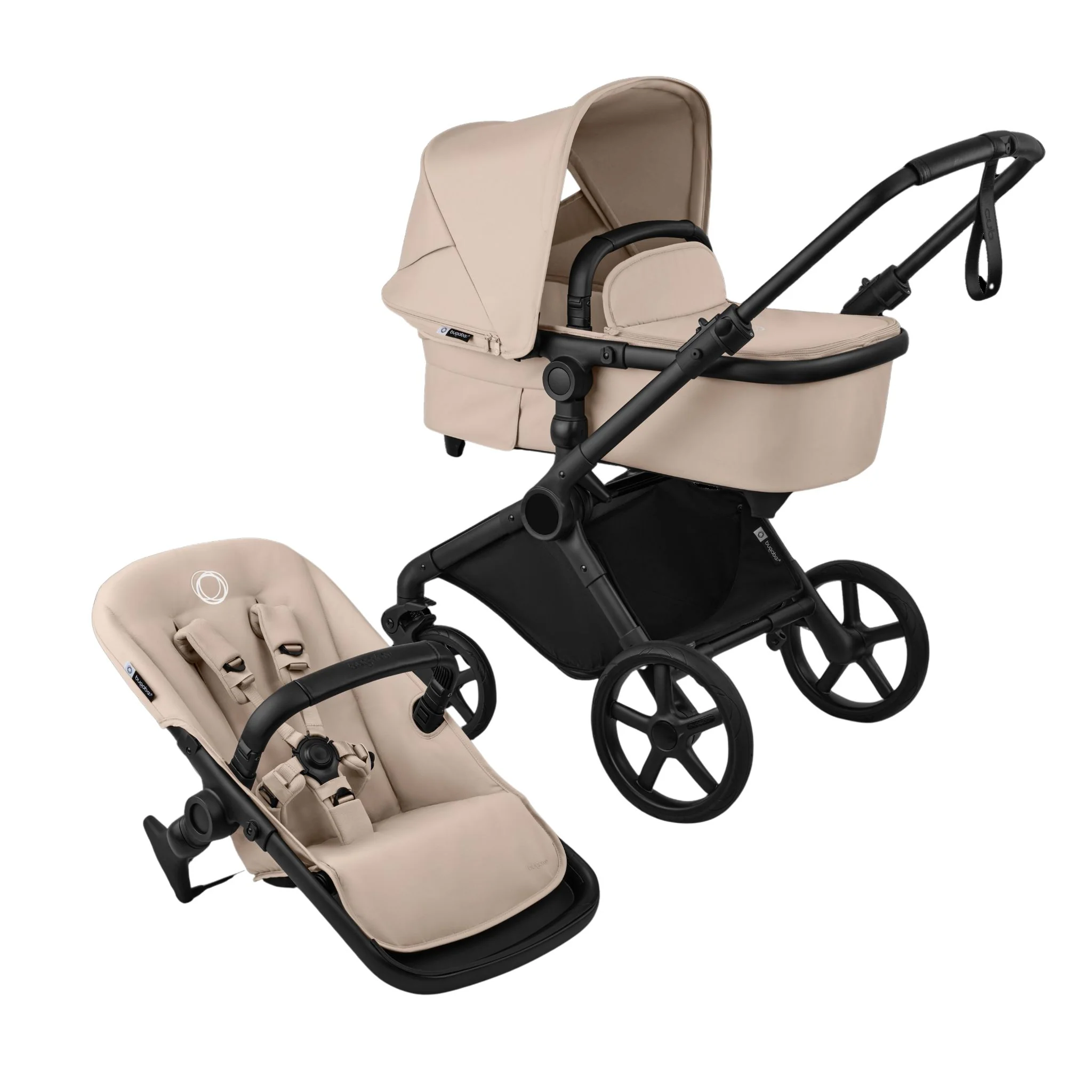 Bugaboo - Kinderwagen Cub Compleet Black / Desert Taupe