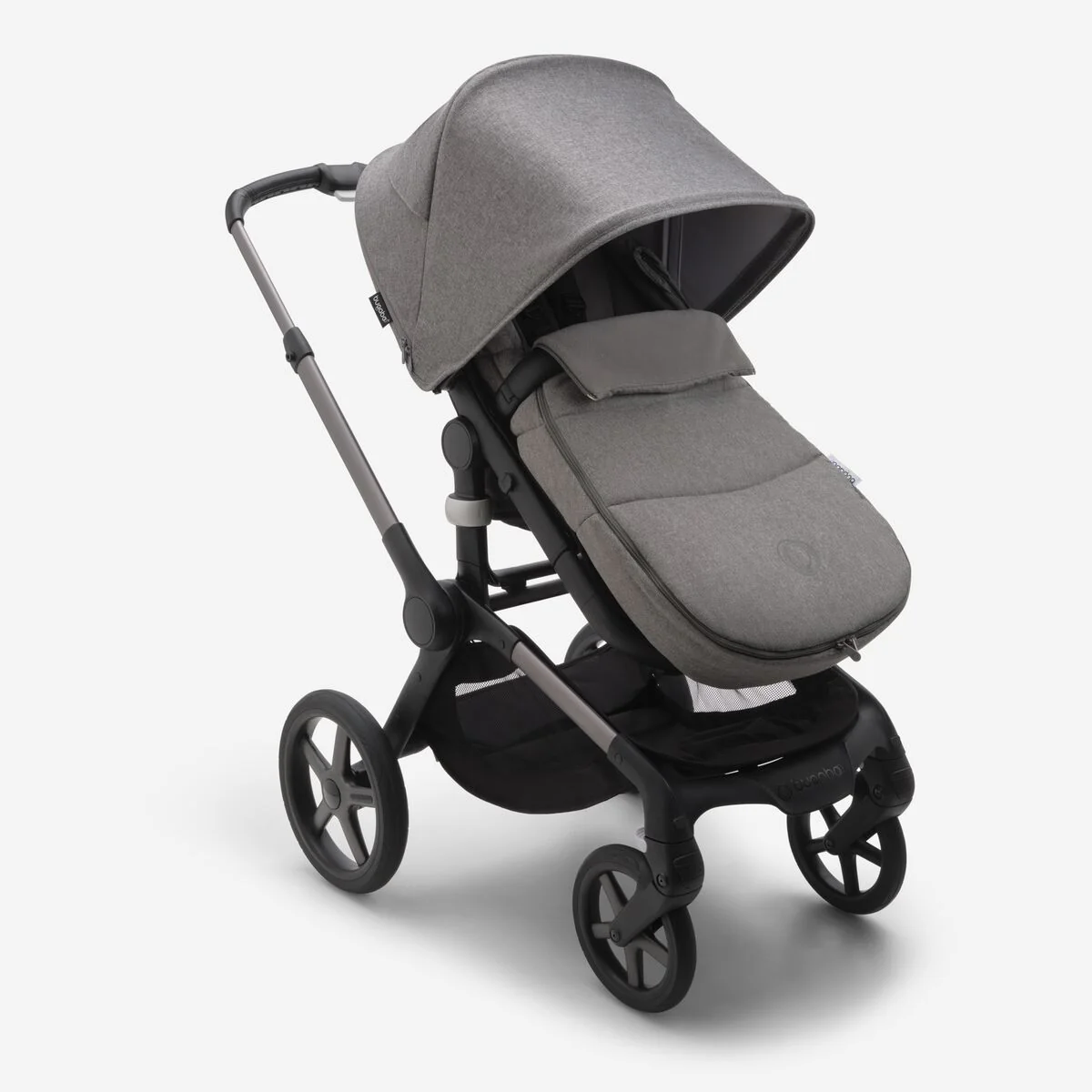 Bugaboo Voetenzak in Grey Melange | Warm & Veilig - Image 3