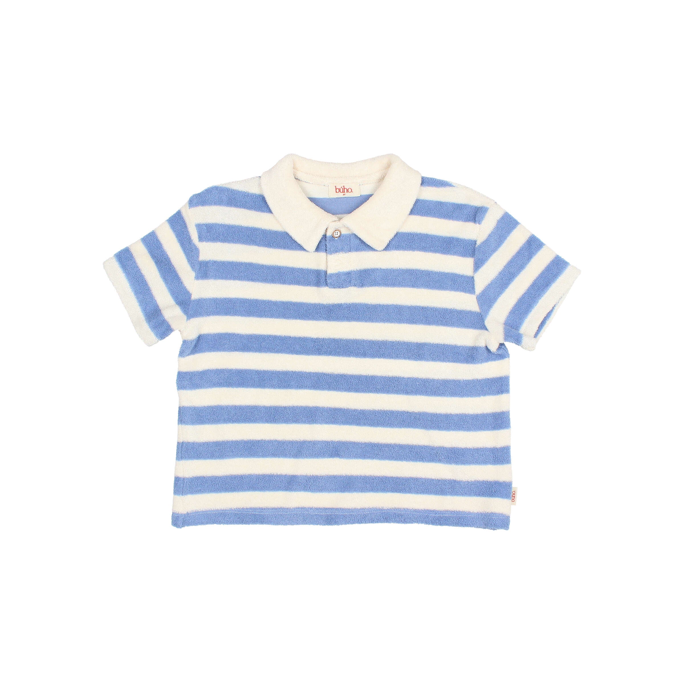 Buho - Polo Stripes Badstof | Bluette