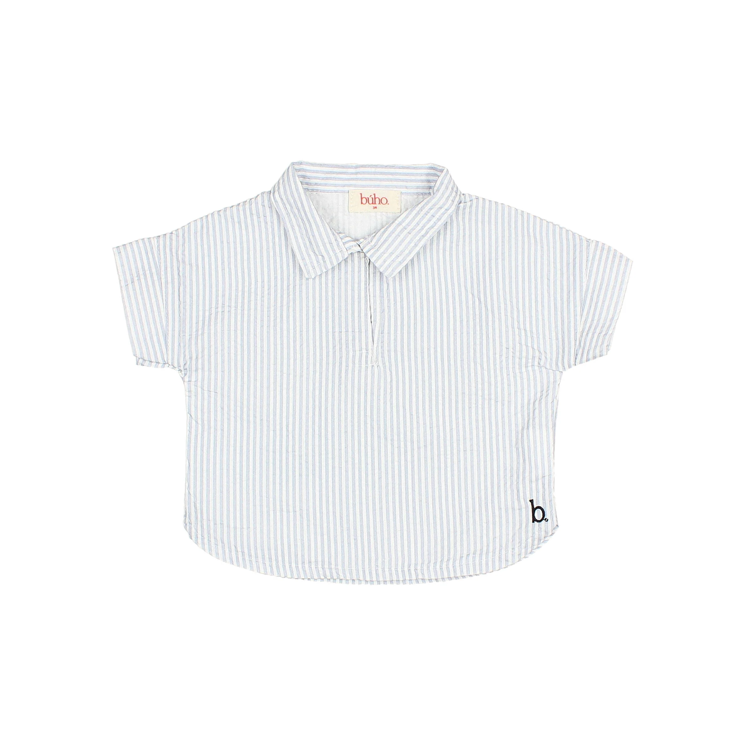 Buho - T-Shirt Stripes | Sky Blue