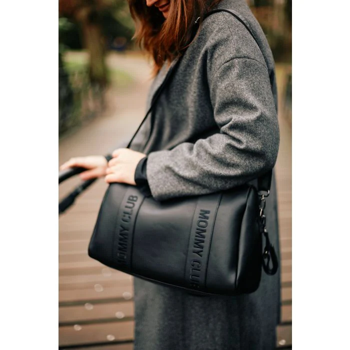 Childhome - Verzorgingstas Mommy Club | Simli Leather Black - Image 6