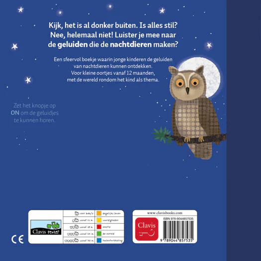 Clavis – Geluidenboek Nachtdieren | Wereld In Het Donker - Image 2