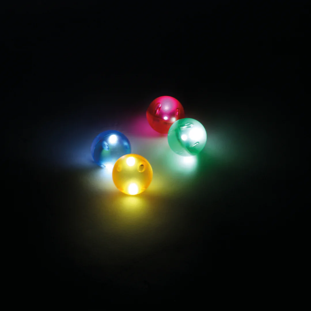 Cleverclixx - Magnetische Tegels Ball Run Dazzling Lights Intense | 100-delige Bouwset - Image 5