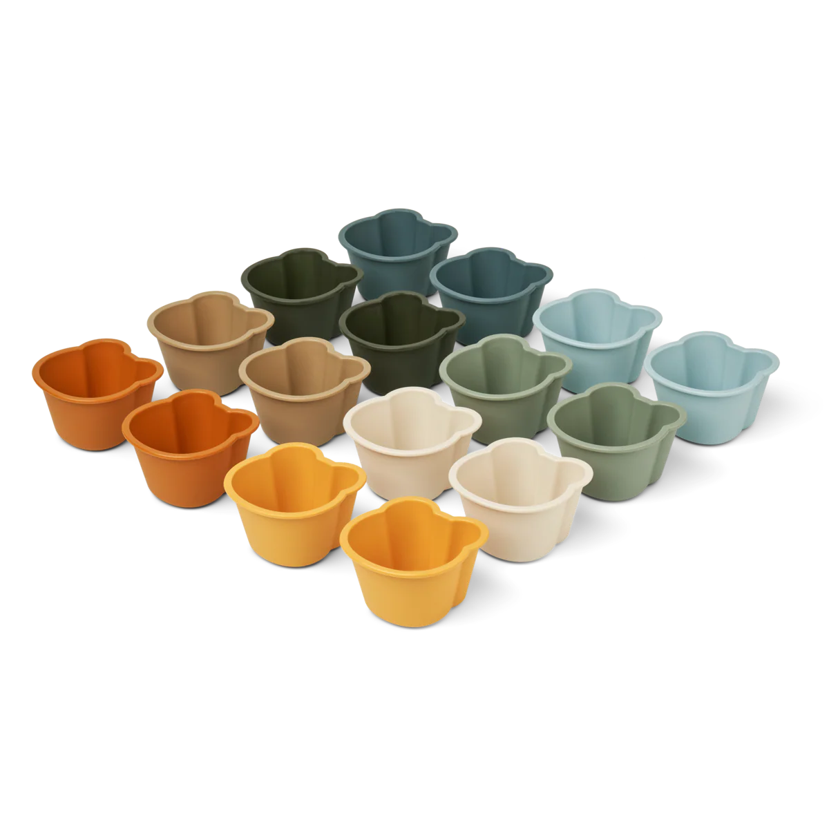 Cupcakevormen Tilo Mr Bear Faune Green Multi Mix
