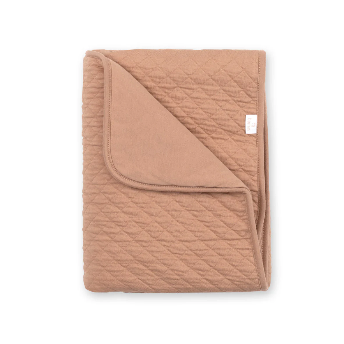 Deken 75 x 100 cm Pady Jersey Teddy Quilt Beige