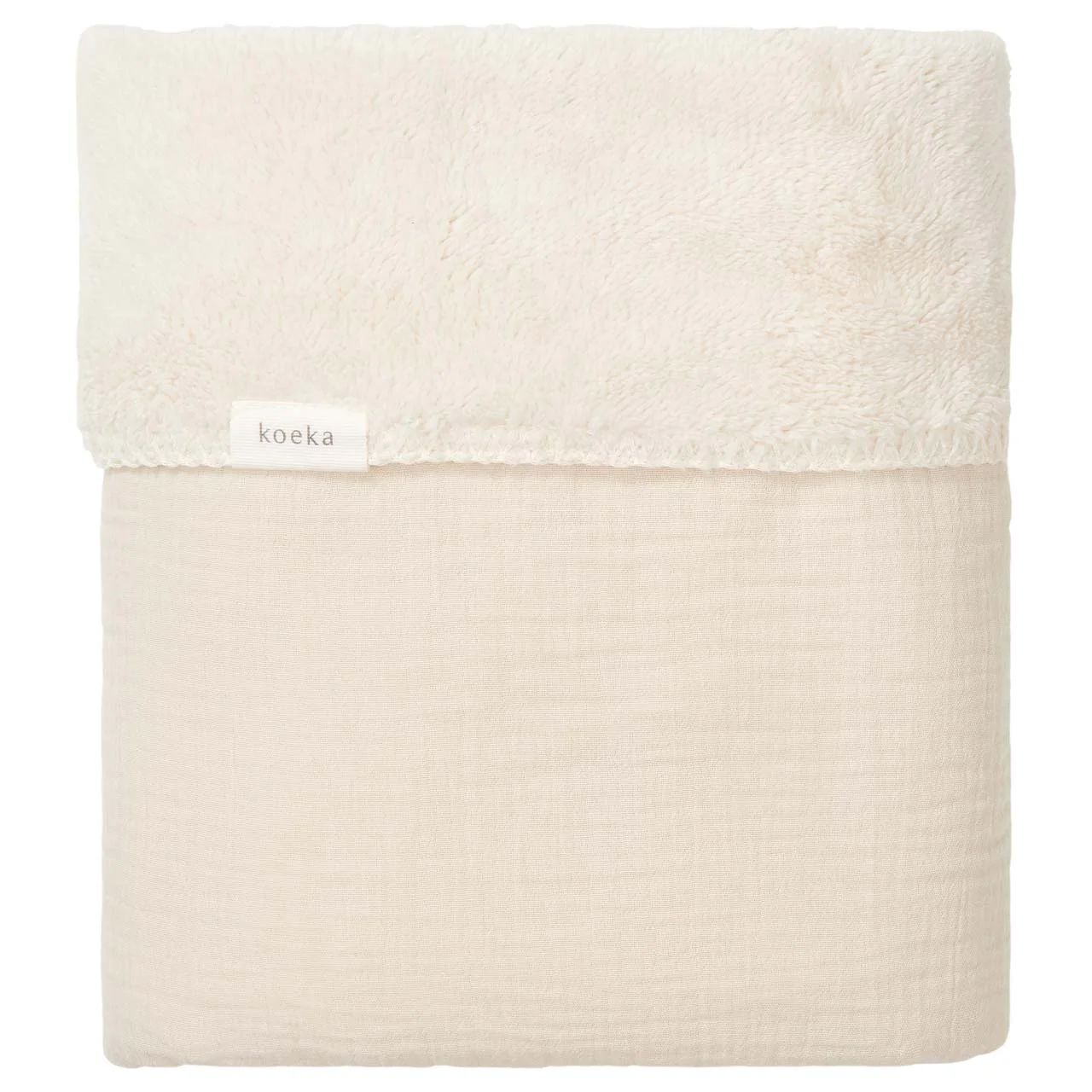 Deken Ledikant 100 x 150 cm Teddy Faro Warm White