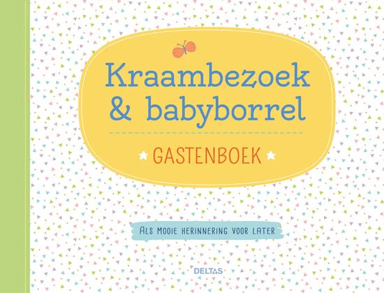 Deltas - Boek Kraambezoek & Babyborrel Gastenboek