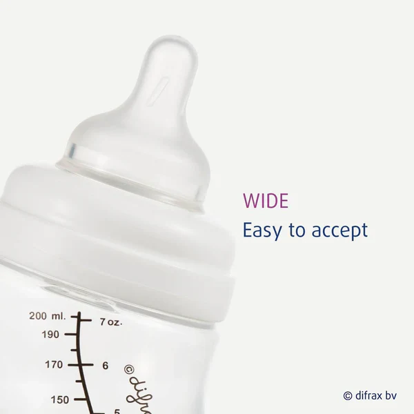 Difrax - Zuigfles S-Fles Wide 200ml | Popcorn - Image 2