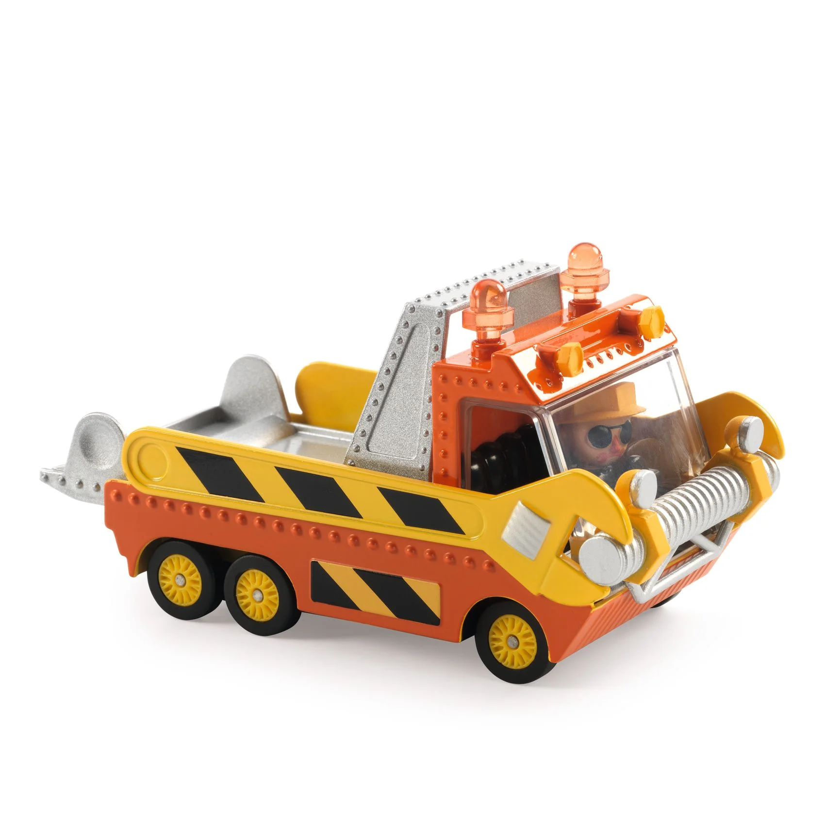 Djeco - Speelgoedauto Crazy Motors Crazy Truck | Sleepwagen