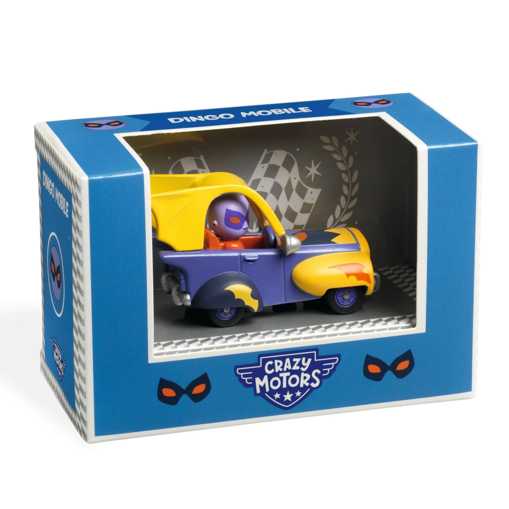 Djeco - Speelgoedauto Crazy Motors Dingo Mobile | Vleugelracer - Image 2