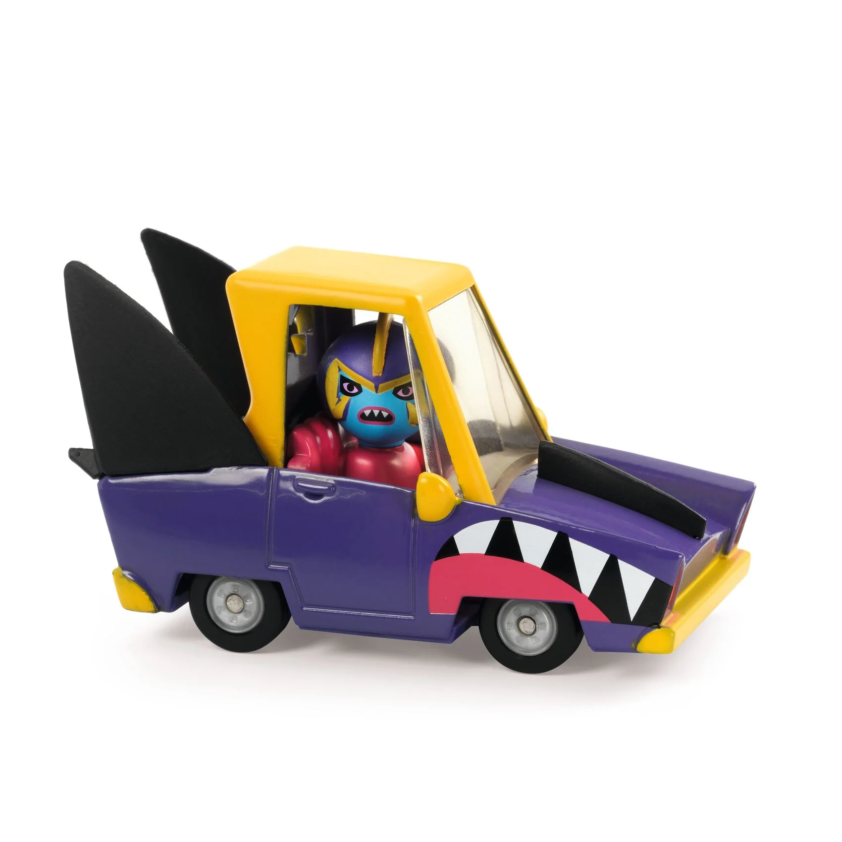 Djeco - Speelgoedauto Crazy Motors Shark N’Go | Haaienauto