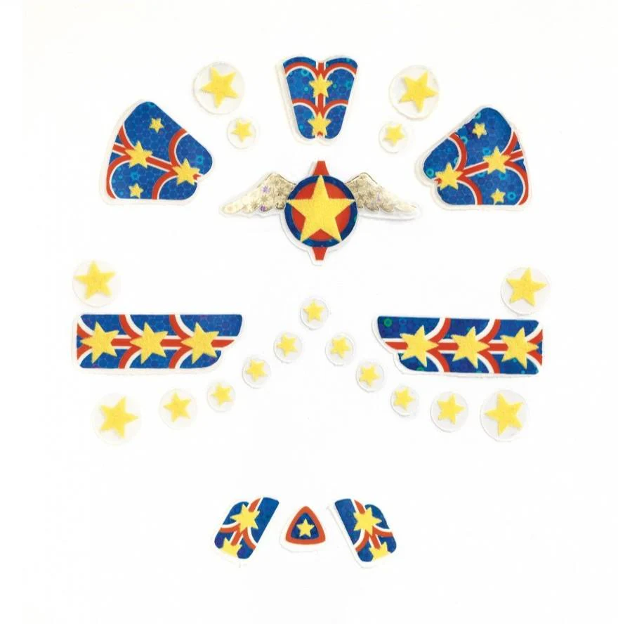 Djeco - Gezichtsstickers Superheld | Verkleedaccessoire - Image 2