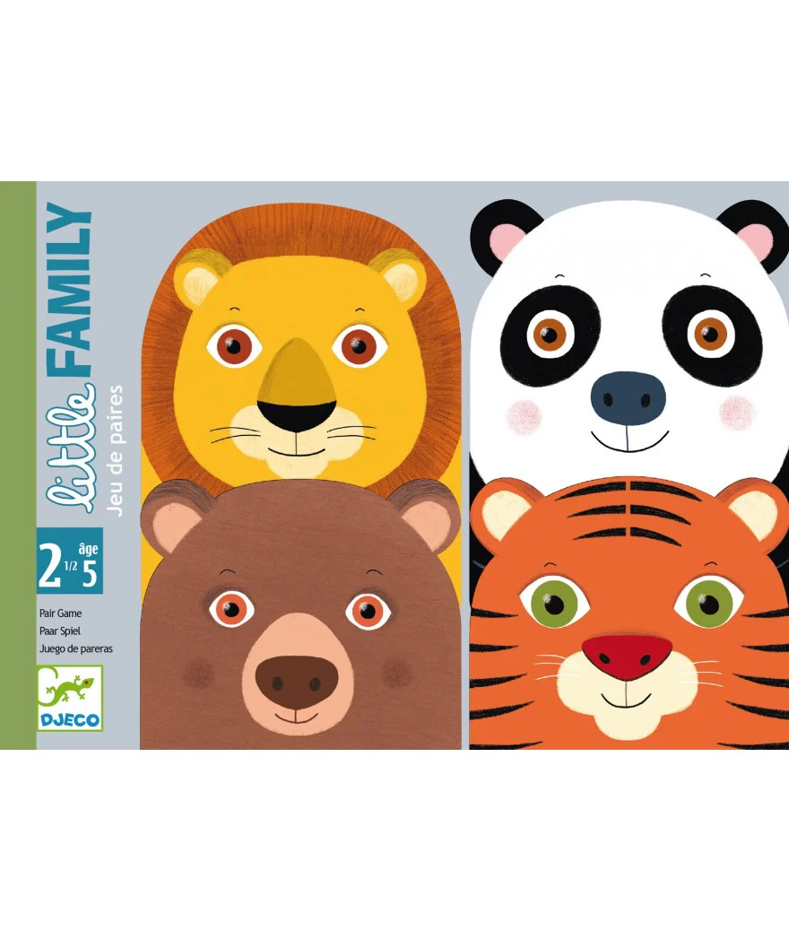 Djeco - Kaartspel Little Family | Parenspel voor Peuters