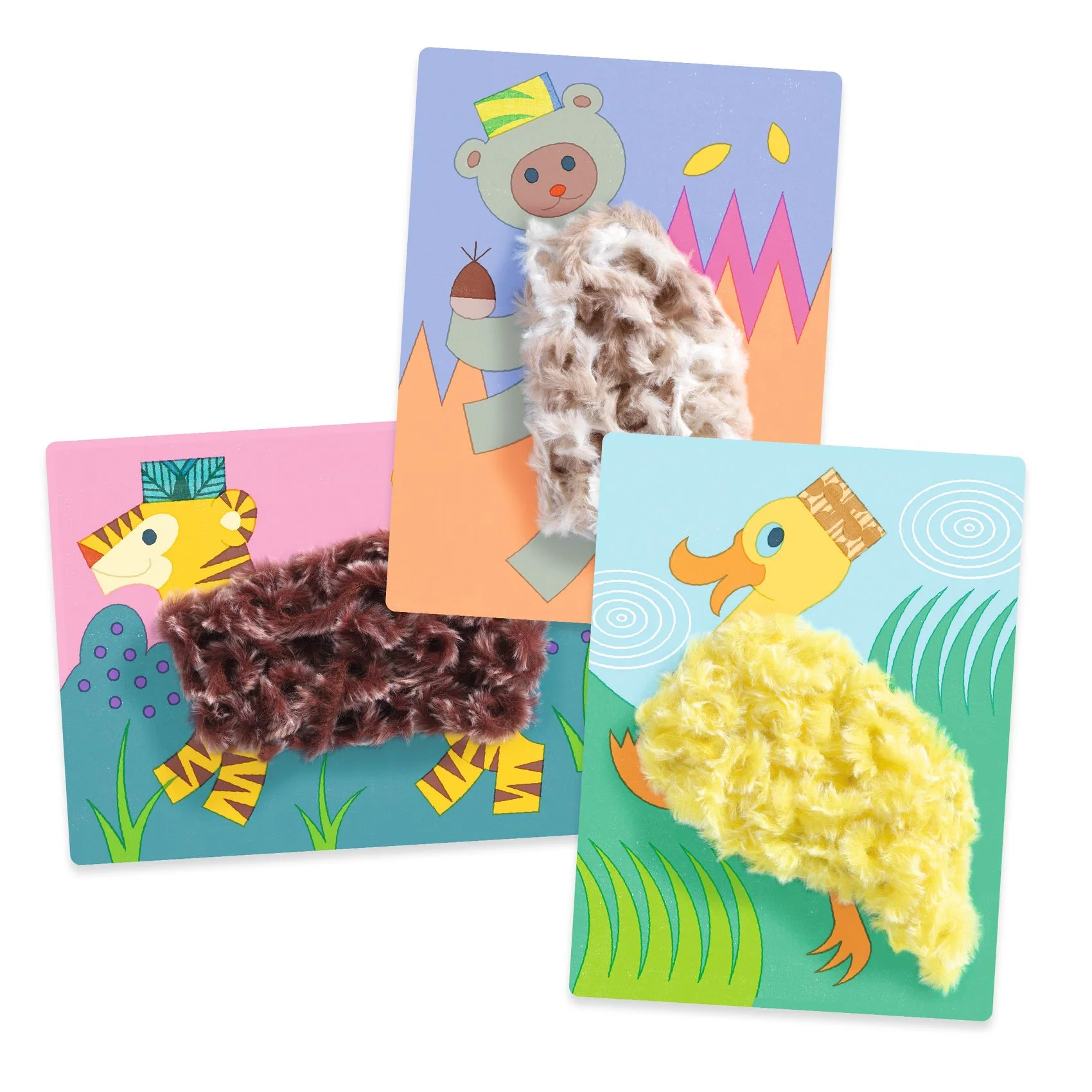 Djeco - Knutselset Scratch Wol & Velcro | Met Een Hoed - Image 2