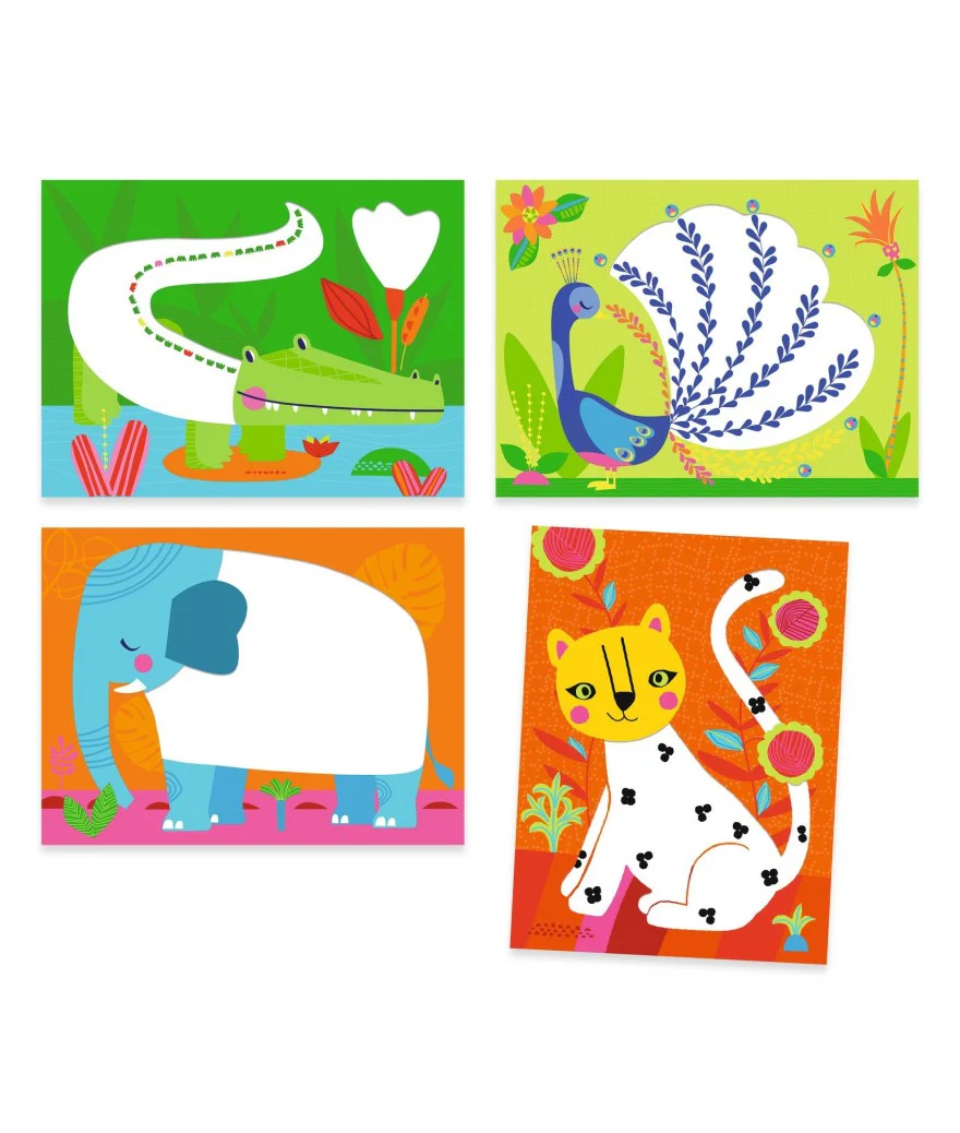 Djeco - Knutselset Tekenen Met Stippen | Creatieve Kunstset - Image 2