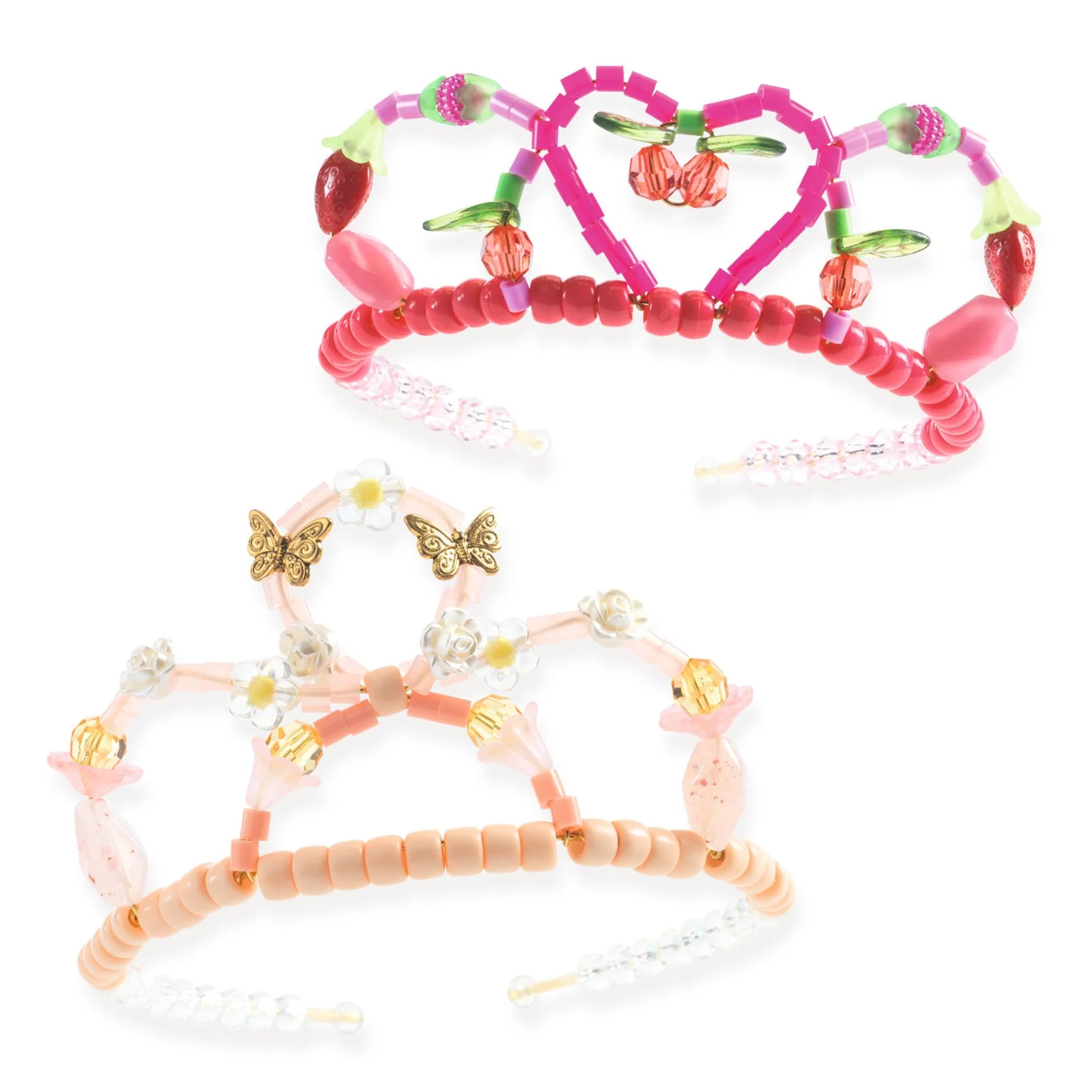 Djeco - Knutselset Tiara's Fantasieparels | Roze - Image 2