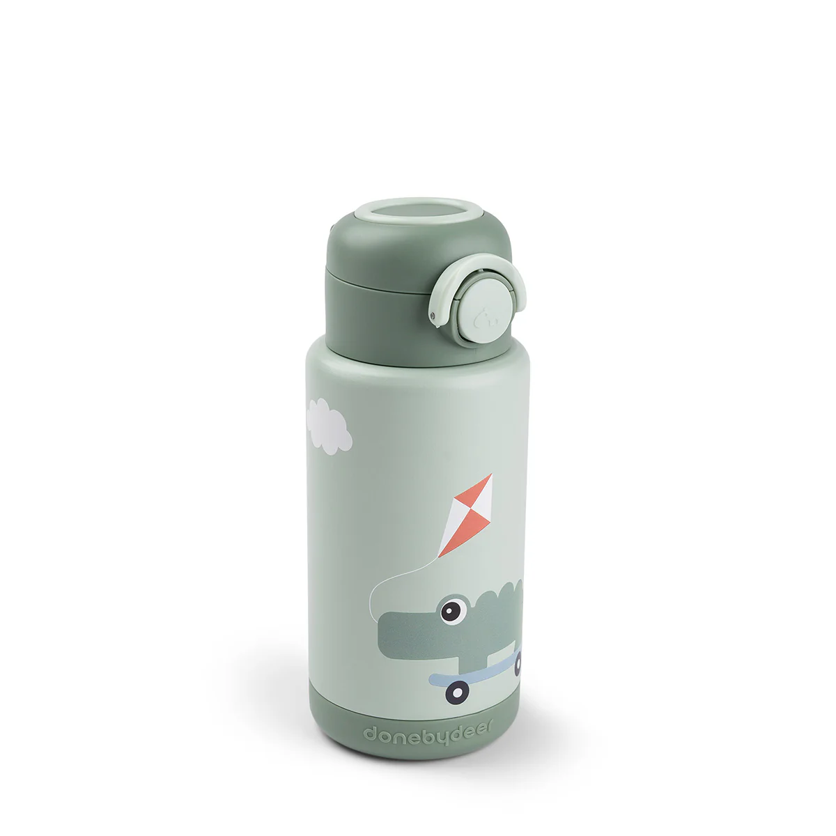 Done by Deer – Drinkfles Insulated | Playground Green 340 ml