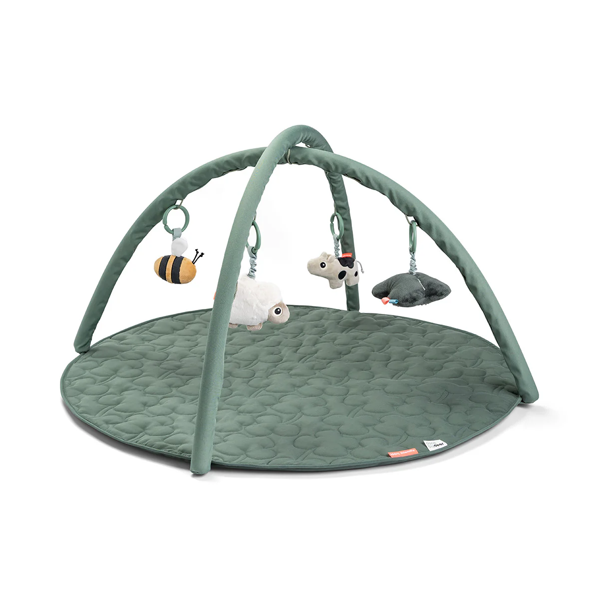 Done By Deer - Speeltapijt Tiny Farm Green | Activiteitengym