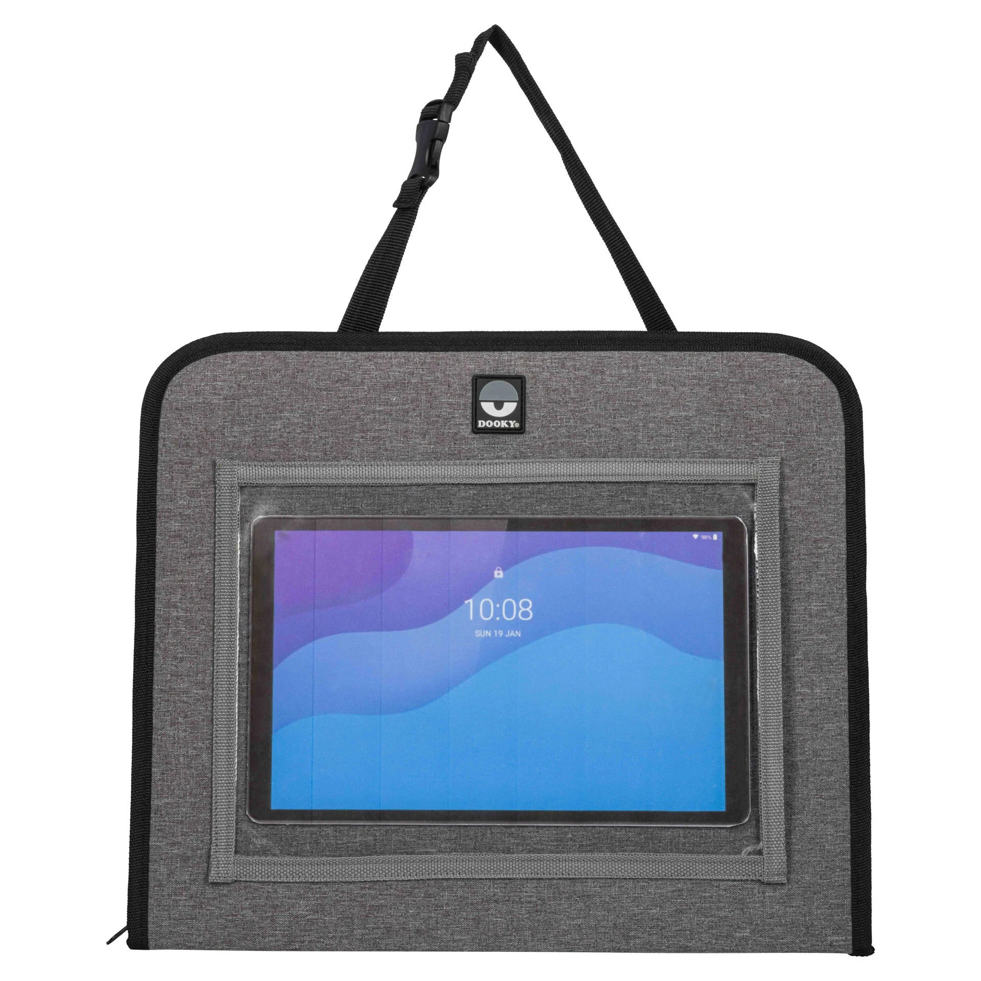 Dooky - Tray Achterbank Auto Black | Met Tablethouder | Opvouwbaar Ontwerp - Image 3