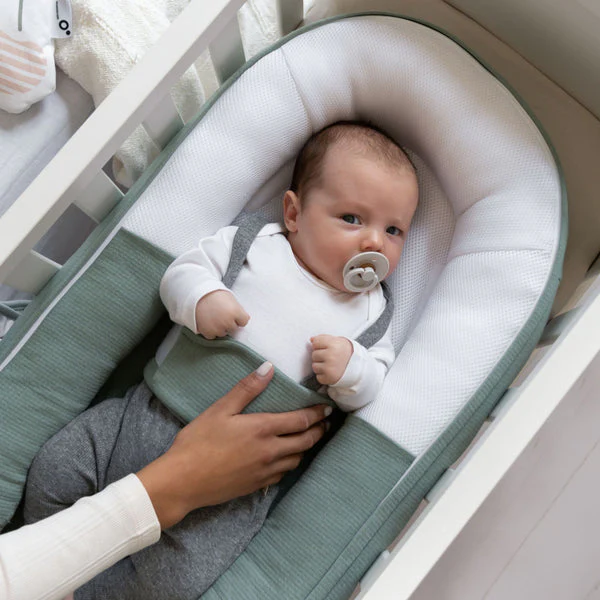 Doomoo - Baby Nest Cocoon Tetra Jersey Green | Veilig en Knus - Image 3
