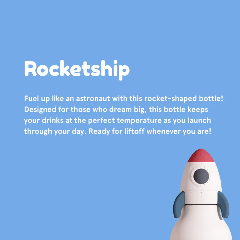 Asobu – Drinkfles Bestie Rocketship | 475ml - Image 5
