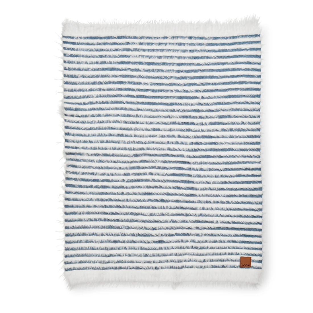 Elodie Details - Furry Knit Deken | Berry Blue - Image 4