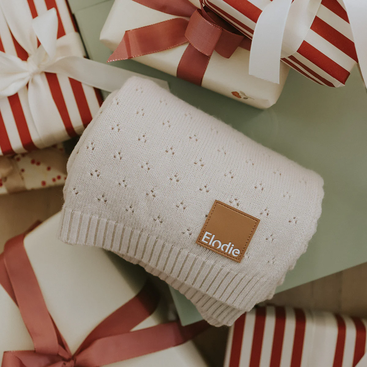 Elodie Details - Pointelle Deken | Creamy White - Image 3
