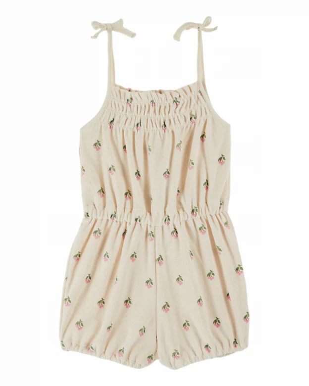 Emile et Ida - Playsuit Spons | Cerisette Creme