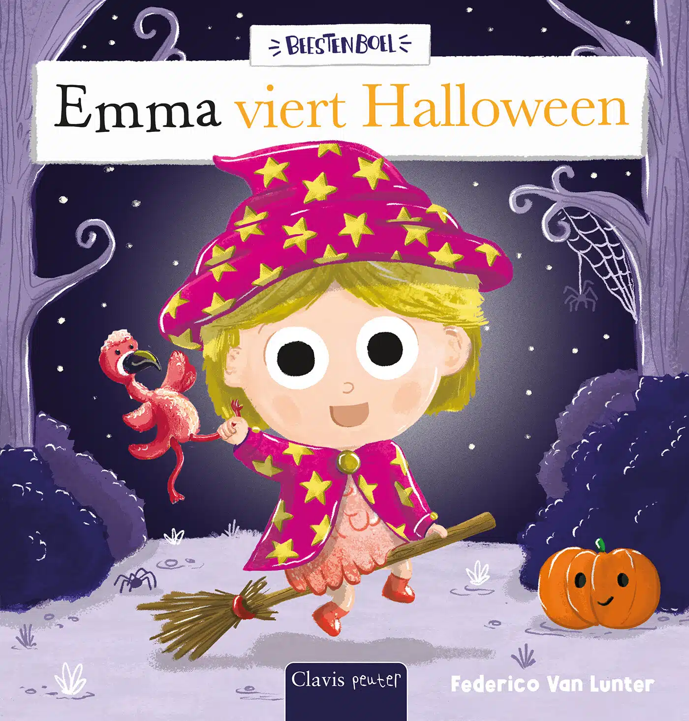 Clavis - Boek Emma Viert Halloween | Halloweenboekje voor Peuters