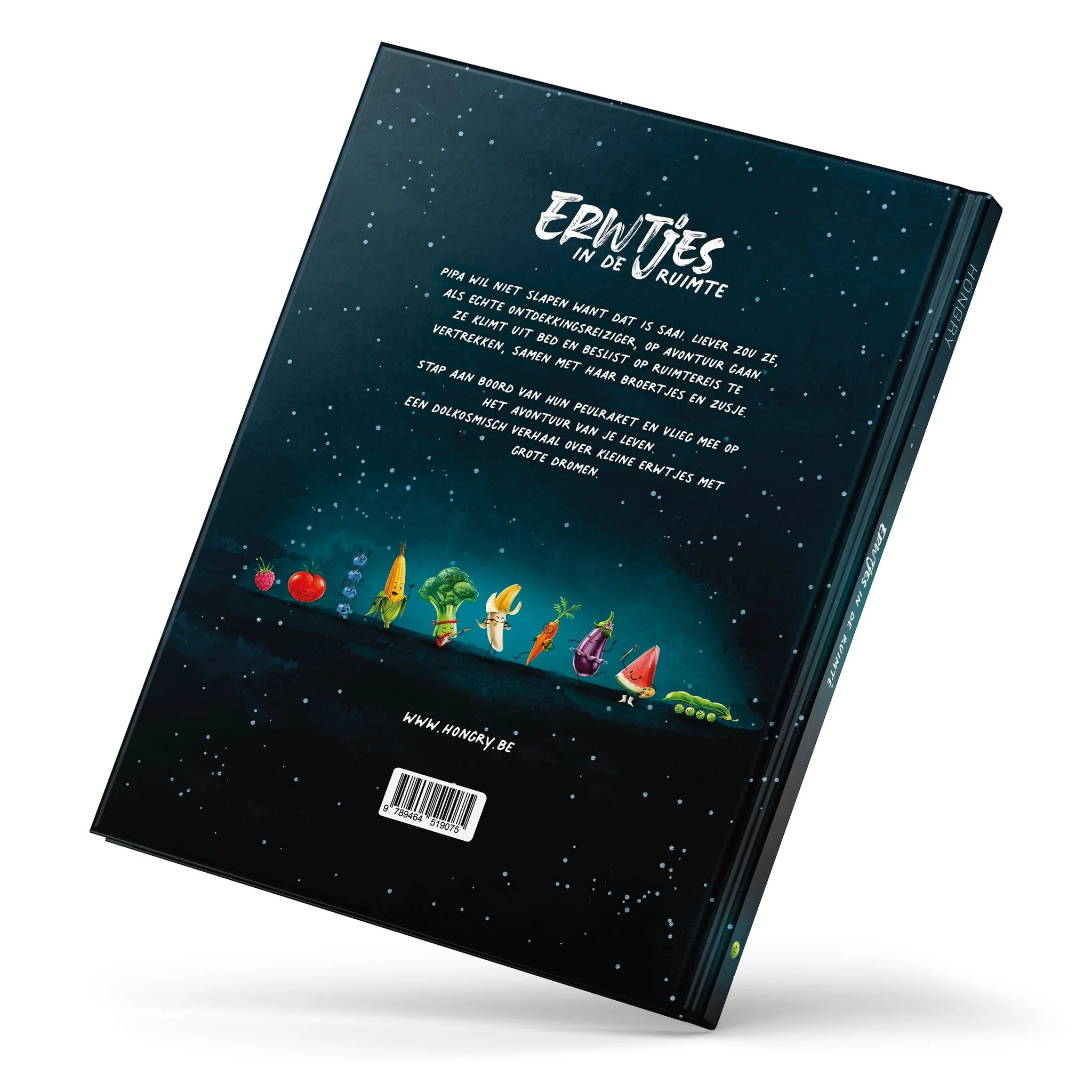 Hongry - Boek Erwtjes In De Ruimte | Kinderboek over Avontuur en Dromen - Image 2